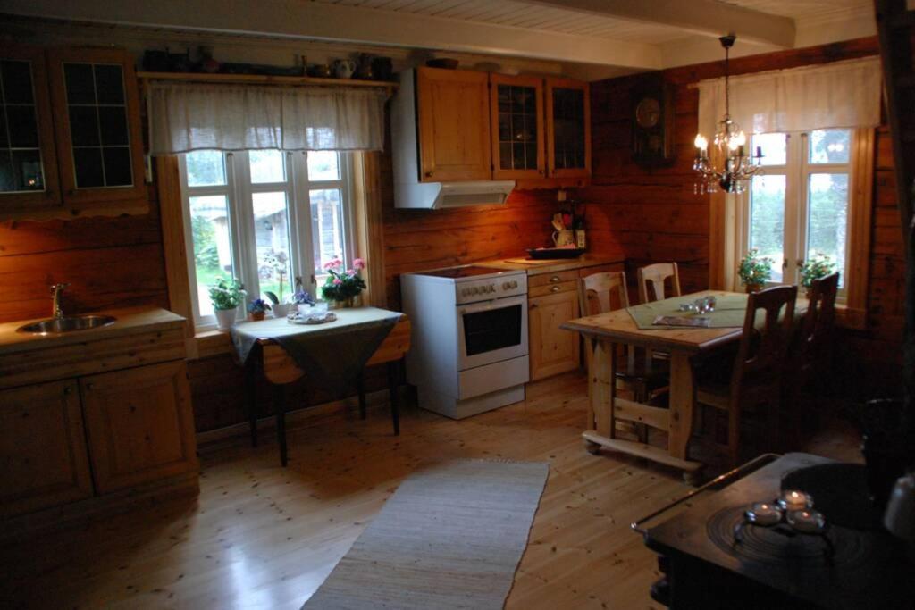 100 Years Old Norwegian Log House In Tromso Villa Dış mekan fotoğraf