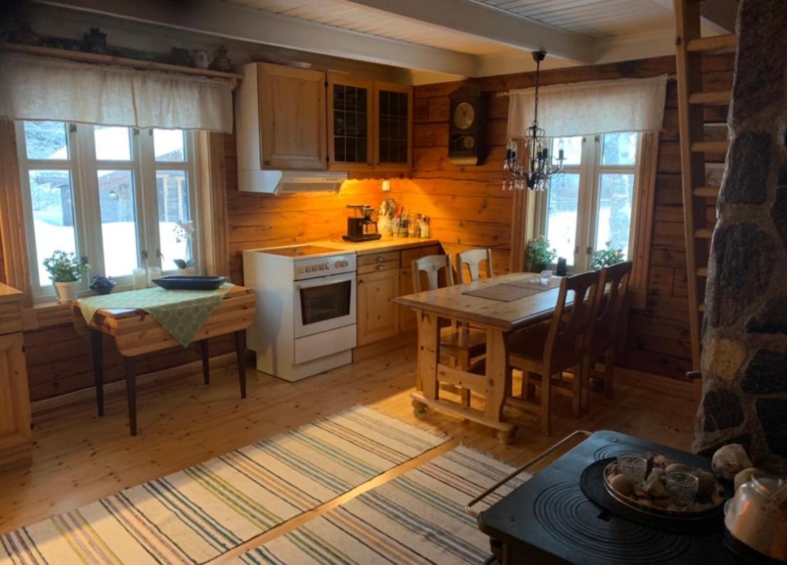 100 Years Old Norwegian Log House In Tromso Villa Dış mekan fotoğraf