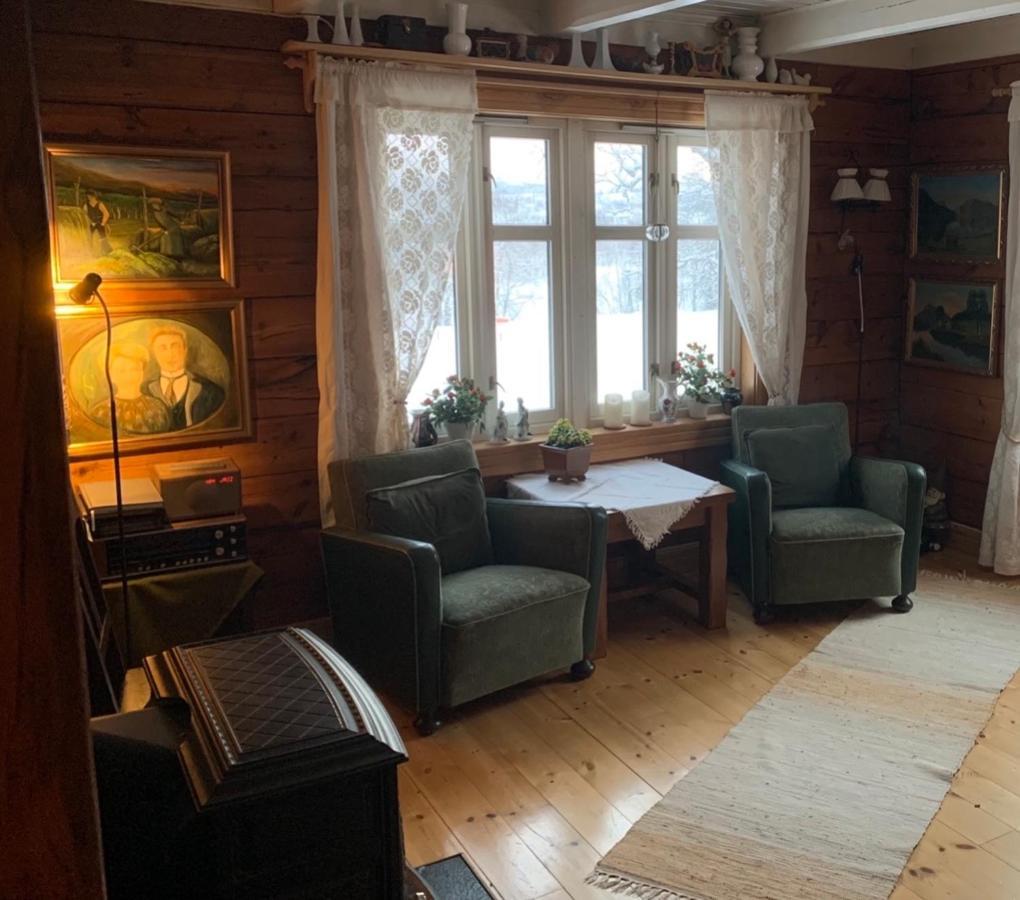100 Years Old Norwegian Log House In Tromso Villa Dış mekan fotoğraf