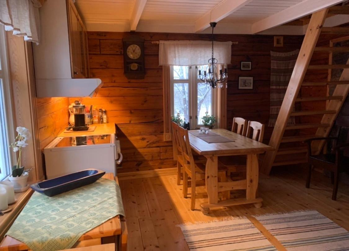 100 Years Old Norwegian Log House In Tromso Villa Dış mekan fotoğraf